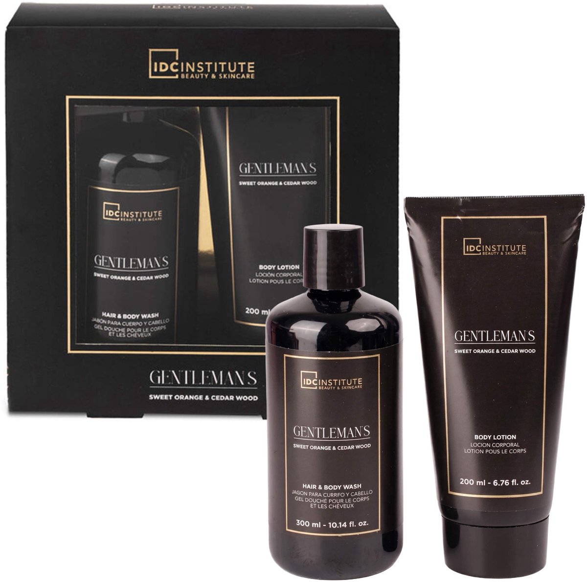 IDC Institute HEREN Set voor lichaamsverzorging – cadeauverpakking cosmetica set