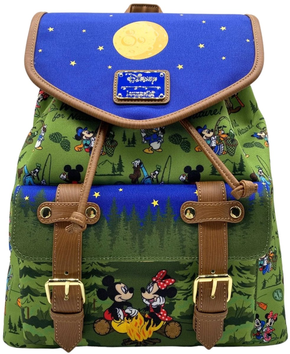 Disney Loungefly Backpack Mickey & Minnie Camping Exclusive