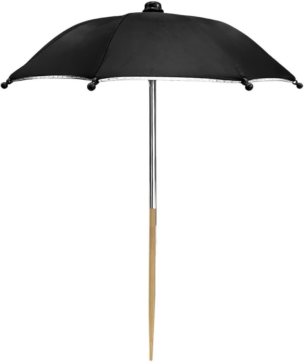 Plantenparaplu Metaal - Mini Parasol Tuin - Bescherming Planten - Waterafstotend Materiaal - 27 cm - Zilver