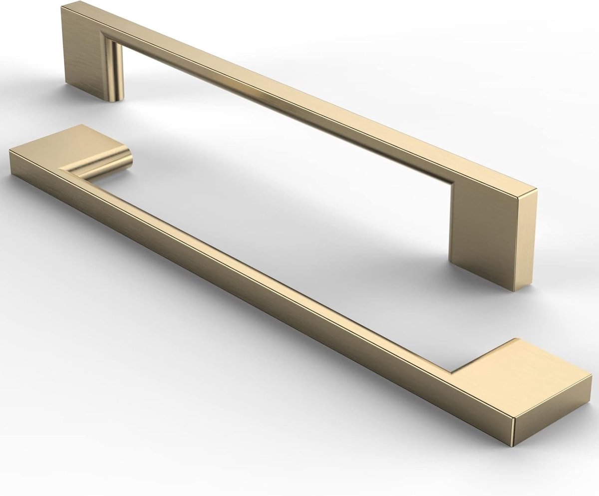 10 Stuks Kastdeuren Handgrepen van Geborsteld RVS, Keukenhandgrepen voor Laden en Kasten, 160mm Boorgatafstand - Modern en Duurzaam Design