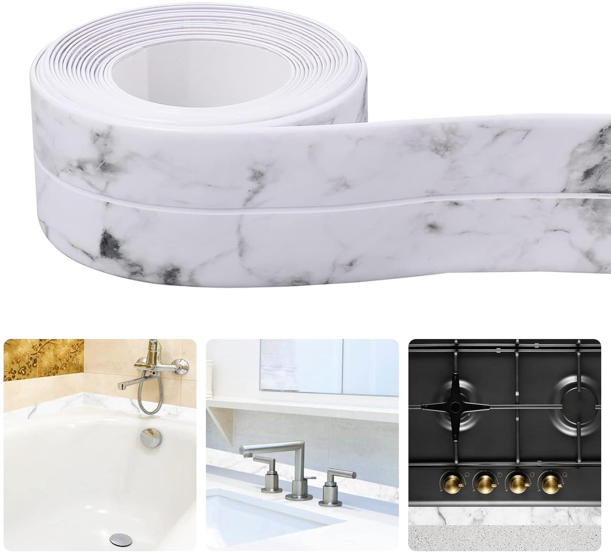 Sealing Tape - Zelfklevend PVC - Waterdicht - Ideaal voor Keuken en Badkamer - ShopVlot