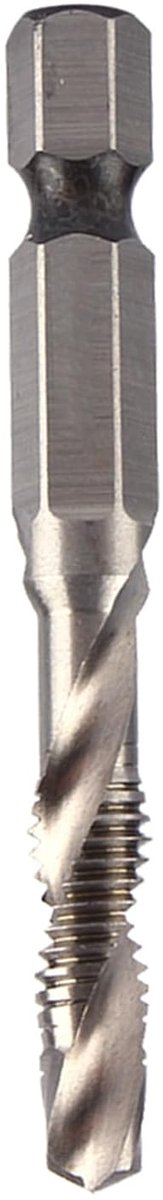 M6 Boor, Hex Tap - HSS 1/4 Hex Schacht - Specifieke M6 Draadmaat - Duurzaam voor Metalen - ShopVlot