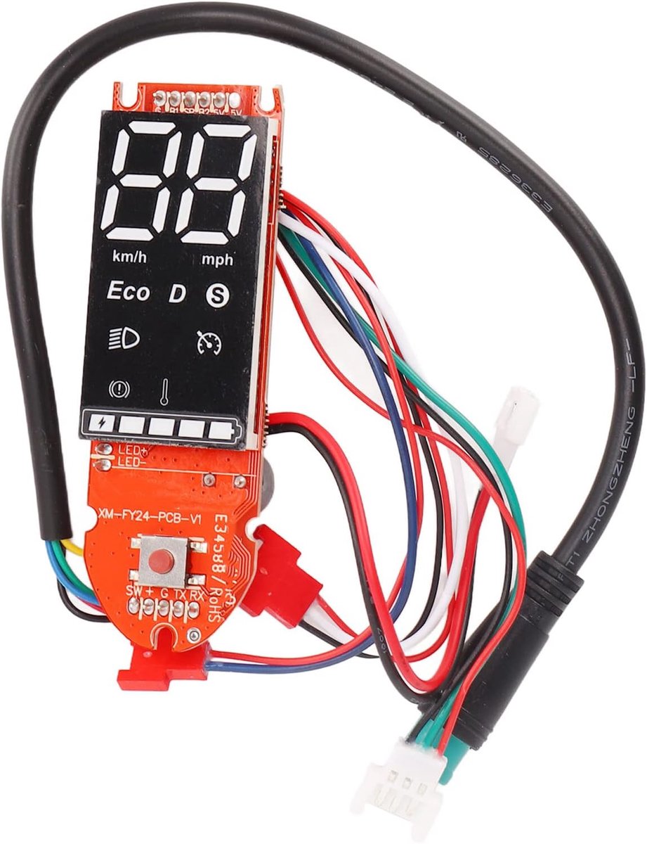 Vervanging van Het Dashboard van de Elektrische Scooter, Waterdicht Scooterdisplay voor Vermogenssnelheid - ShopVlot