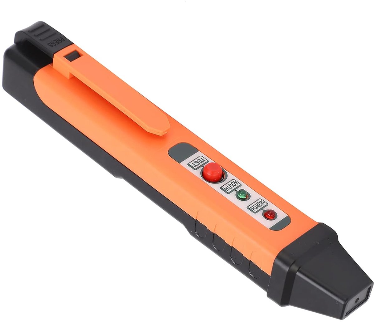 SnelShoppen - Magnetische Pole Pen 862M±5mT (50Gs) - Hoge Gevoeligheid Magnetische Polariteit Tester Pen - N en S Polen Tester met LED Indicator