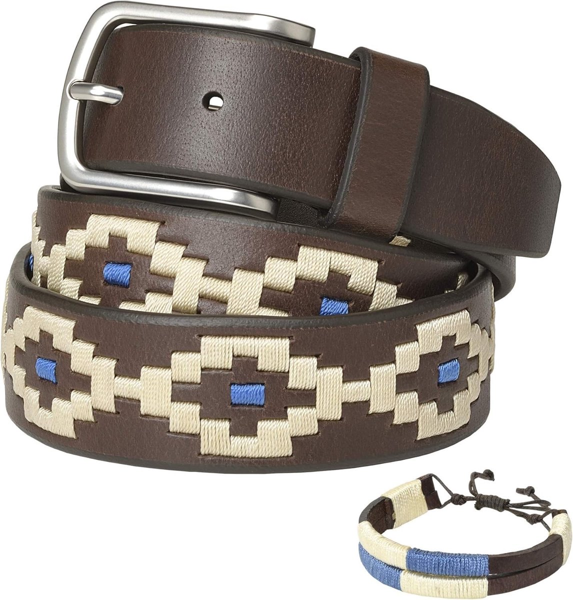 Omgoods - Unisex Polo Leren Riem met Cadeauverpakking