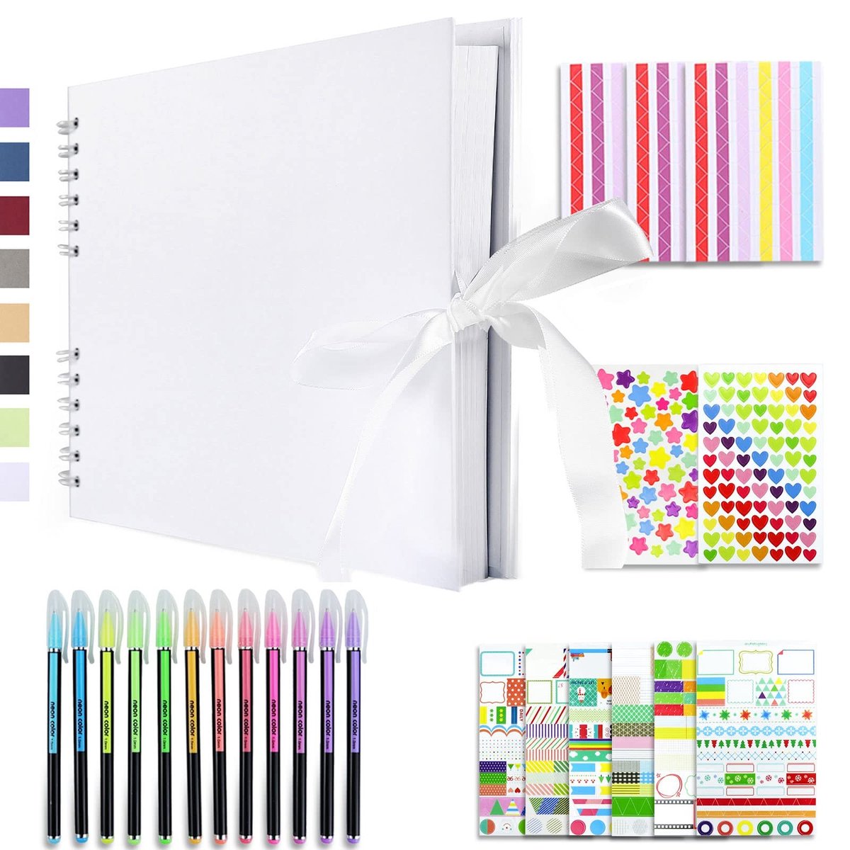 Omgoods - Scrapbook Kit met 80 Pagina's en Decoratieve Accessoires