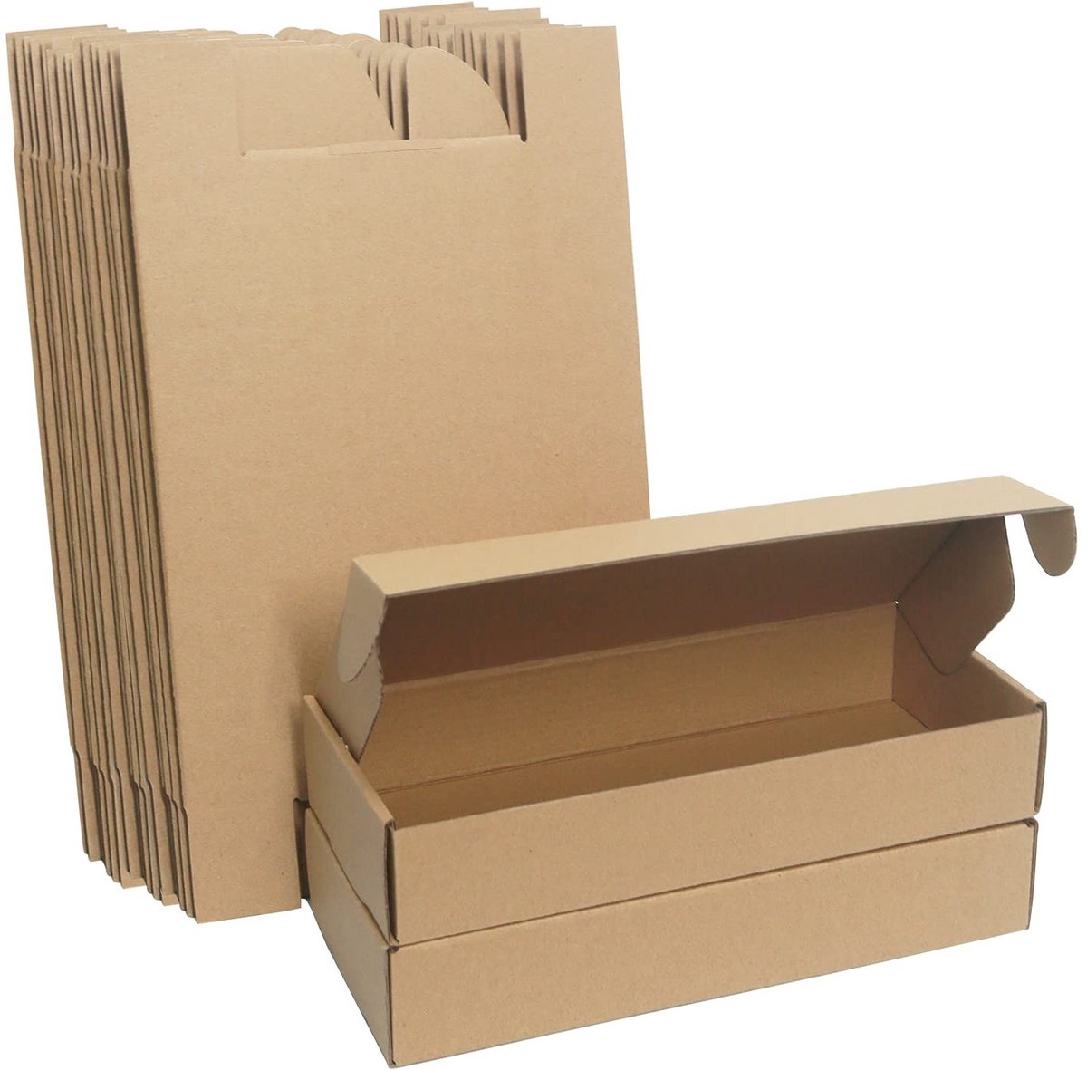 Omgoods - Kleine Verzenddozen van Karton, Set van 10 Stuks