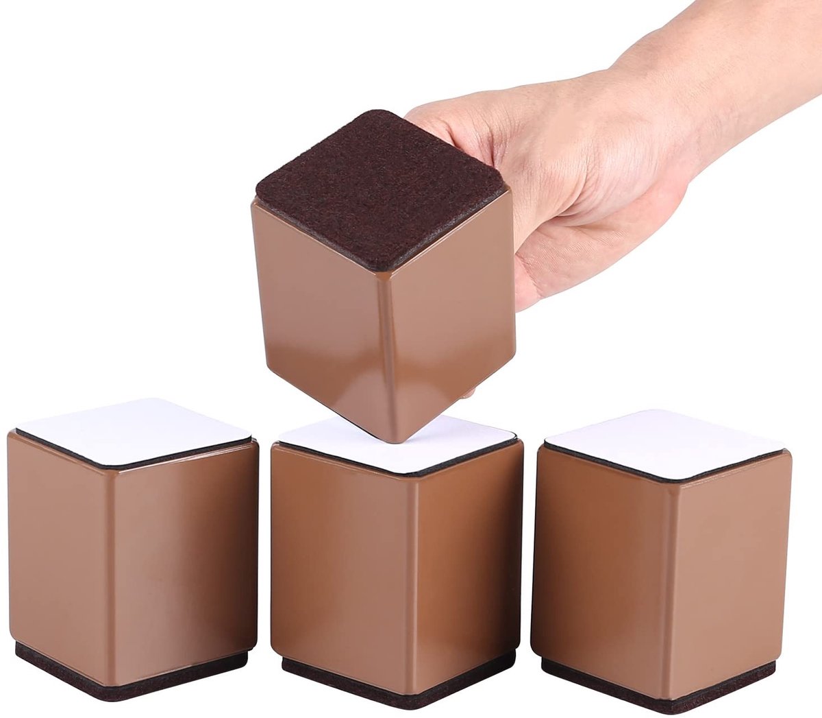 Omgoods - Set van 4 Bed Verhogers van Duurzaam Staal