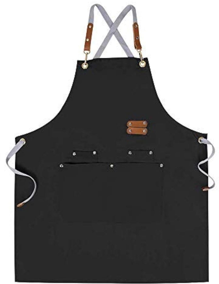 Omgoods - Cross-Back Keukenschort voor Mannen en Vrouwen