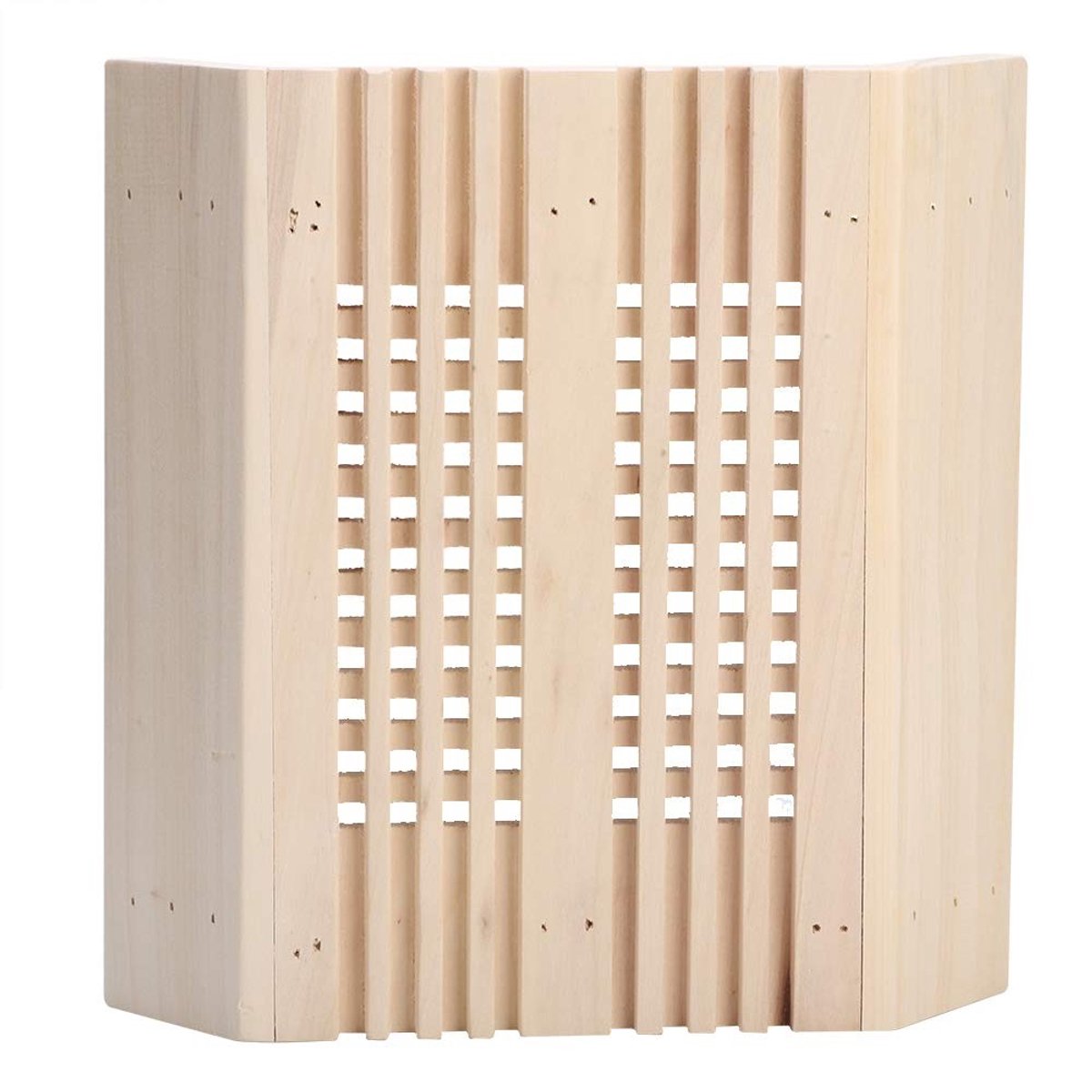 Omgoods - Sauna Hoofdsteun Licht Cover - Houten Lampenkap - Duurzaam en Sterk - Vierkant Design - Sauna Accessoires - Bescherming voor Lampen
