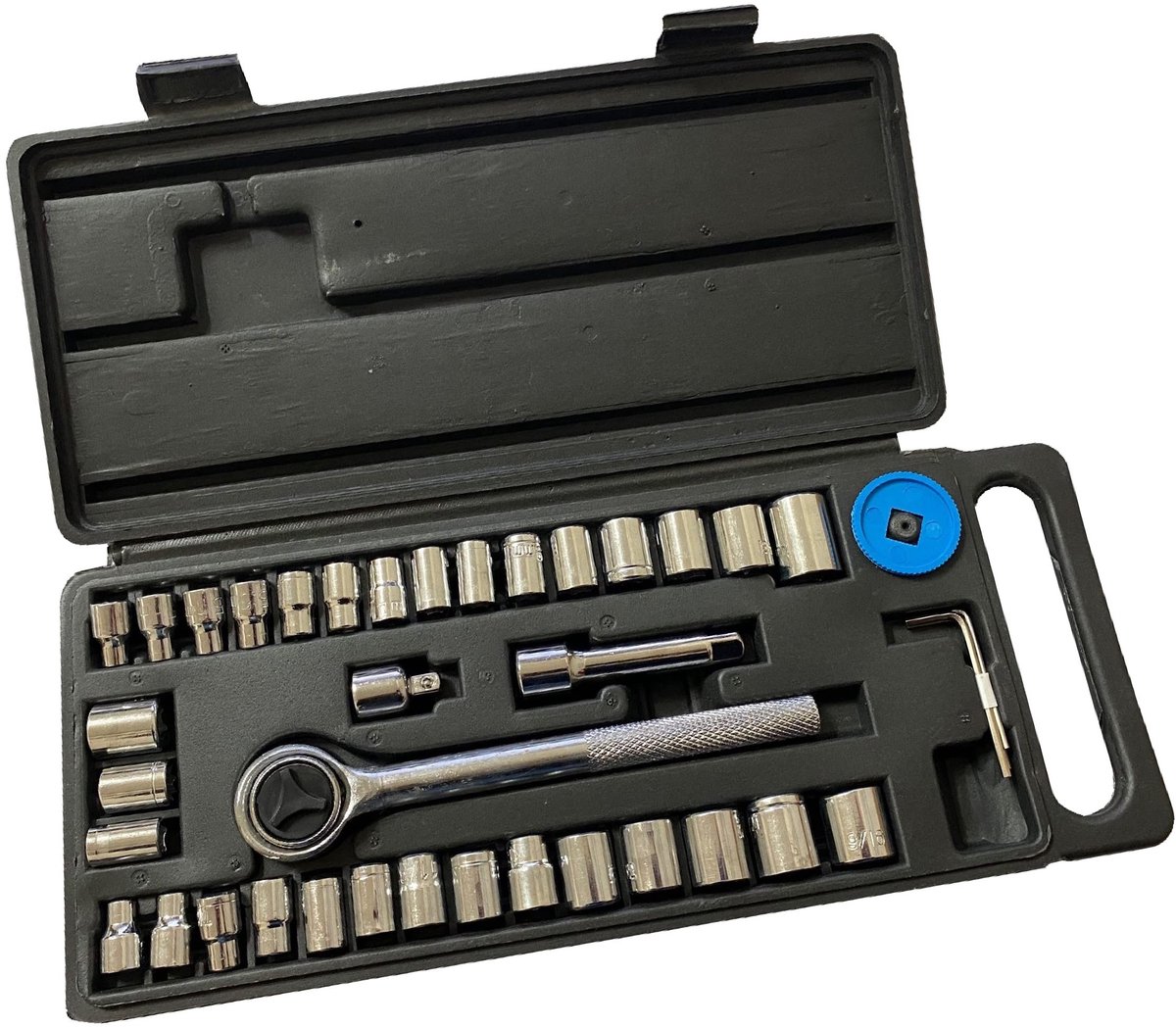 Omgoods - 40-delige Chrome-plated Steeksleutel Set