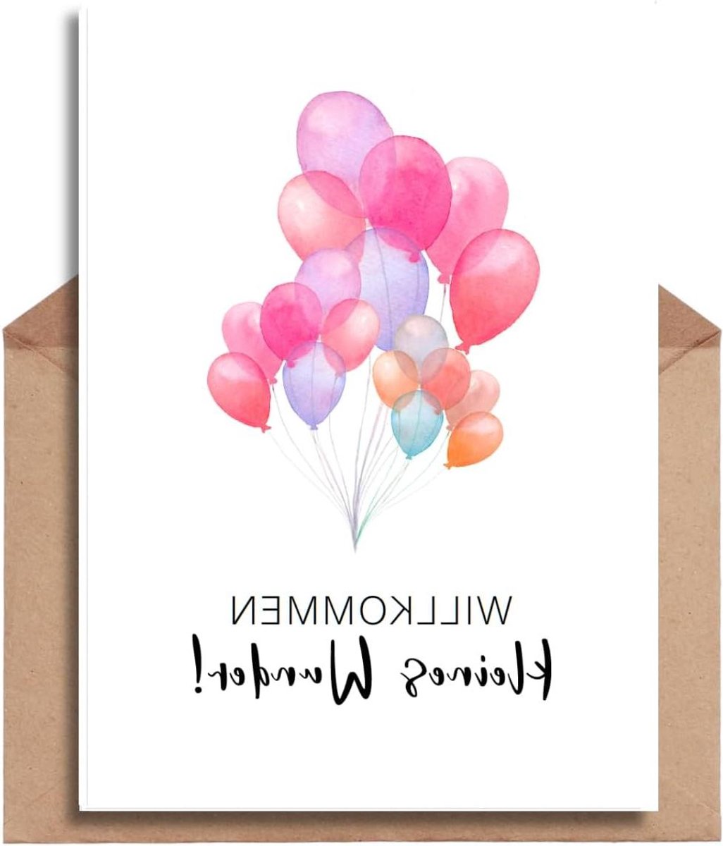 Ansichtkaart met envelop - Felicitatiekaart geboorte - Geboorte feliciteren - Extra dik papier - A6 - Meerkleurig