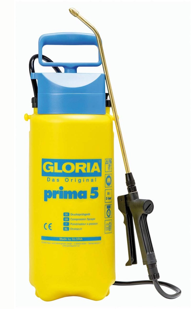 Omgoods- Drukspuit 5 Liter - Druksproeier - Sproeier Tuin - Geschikt voor Planten - Werkdruk 3 Bar - Comfortabele Reikwijdte