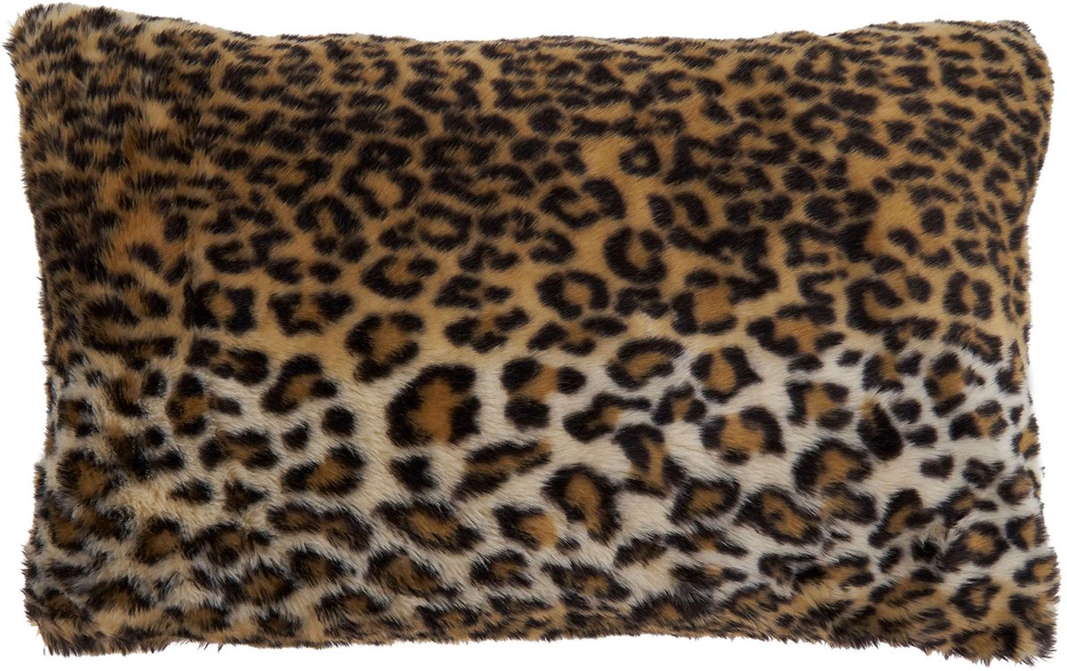 Omgoods - Imitatiebont Sierkussen met Cheetah Print 30 x 50 cm