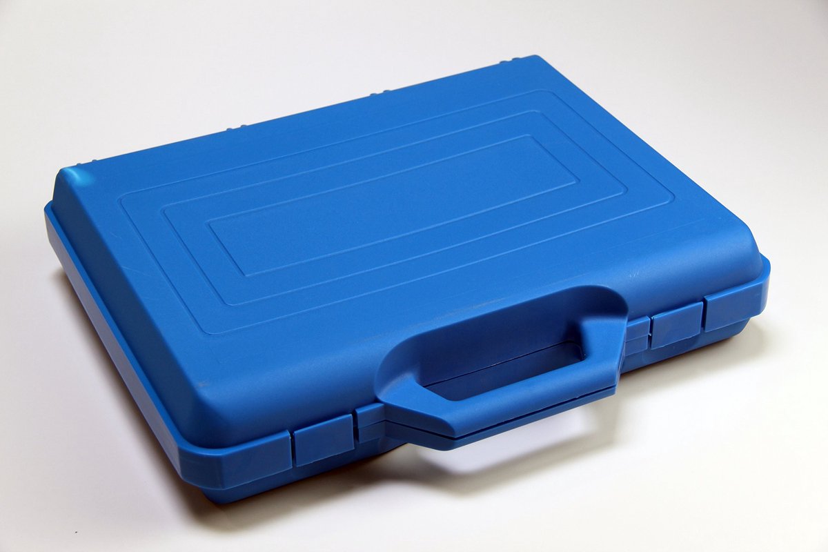 Omgoods - Blauwe Plastic Opbergdoos voor 15 Soma Dobbelstenen