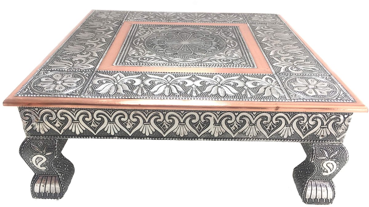Omgoods - Oxidized Copper Koffietafel voor Camping en Feesten