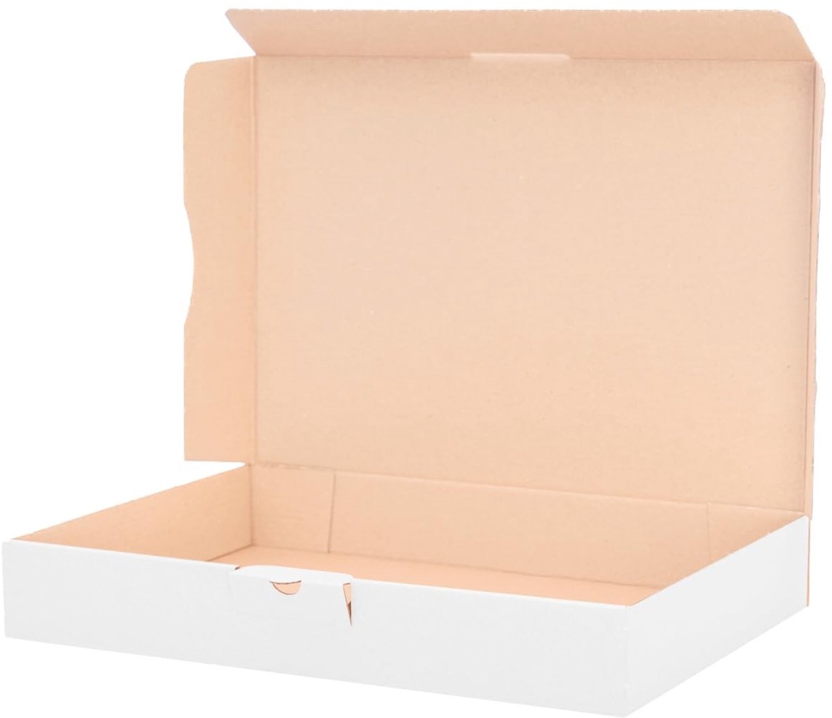 Omgoods - Verpakking Maxi Briefdozen 320 x 225 x 50 mm Wit 50 Stuks