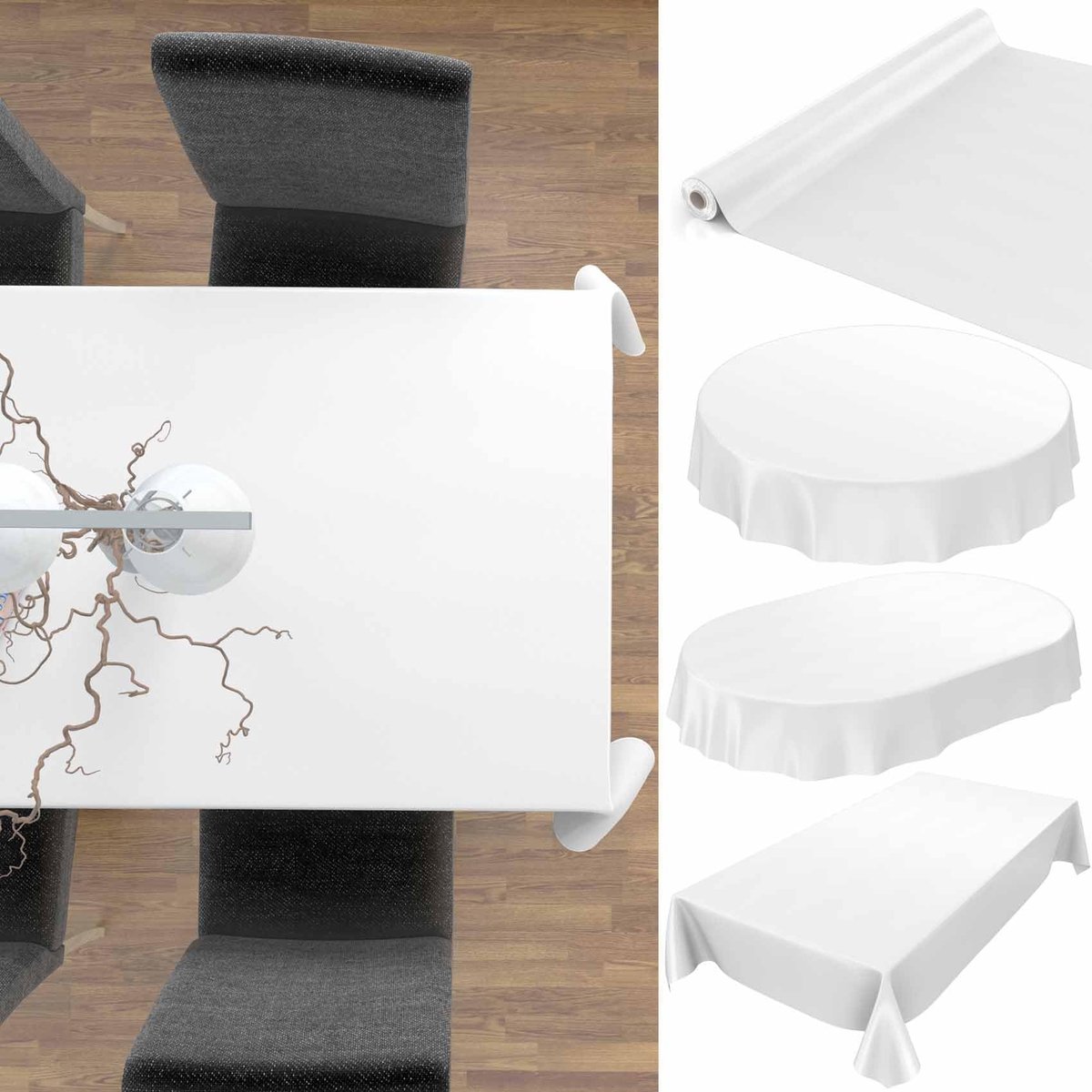 Omgoods - Wasbare Tafelkleed voor Binnen en Buiten 240 x 140 cm