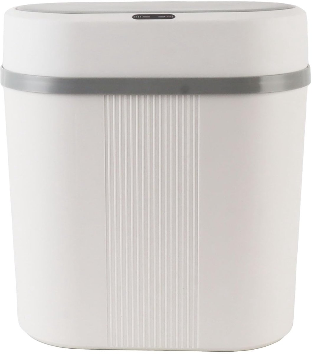Automatische sensor vuilnisemmer 12 liter vuilnisemmer bewegingssensor voor handsfree afvalemmer, geschikt voor - ShopVlot
