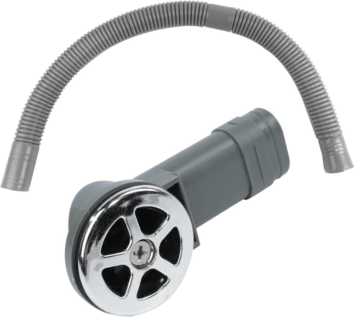 Overloopset voor spoelbak - flexibele buis 45 cm - PVC materiaal - eenvoudige installatie - ShopVlot