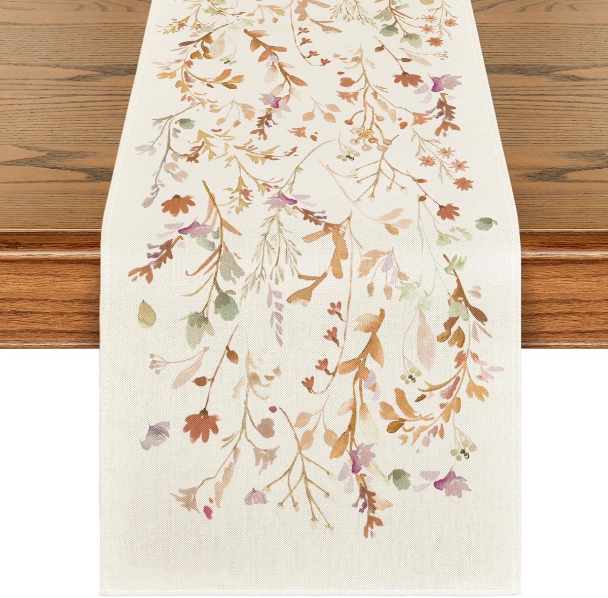Autumn Table Runner, Washable Table Linen for Kitchen and Dining Table, Indoor Decoration, DIY Autumn Decoration for - ShopVlot