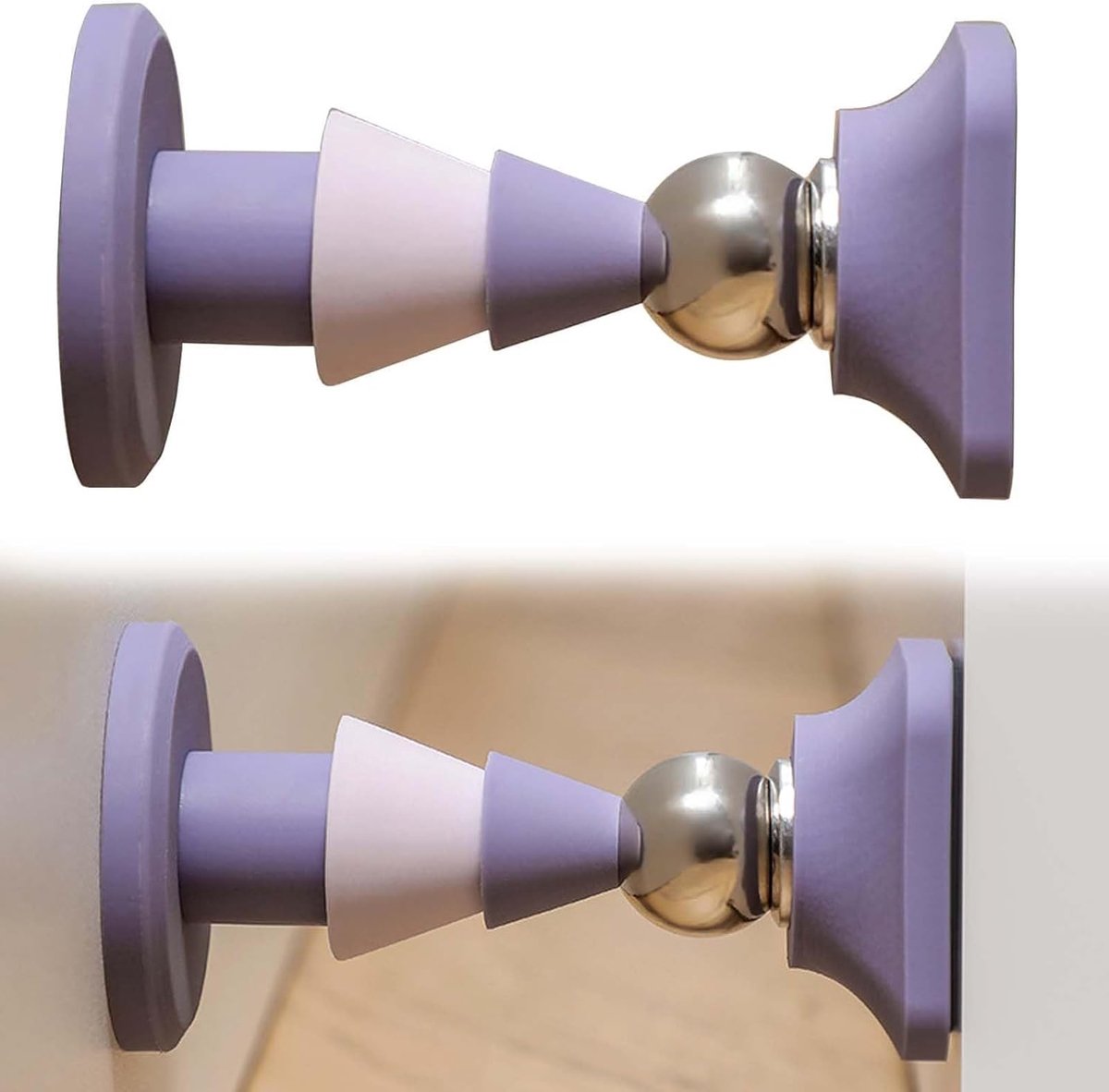 SnelShoppen - Magnetische Deurstopper - Schattige Vloer Magnetische Deurstopper - Decoratieve Deurstopper voor Balkon, Slaapkamer, Keuken, Badkamer, K