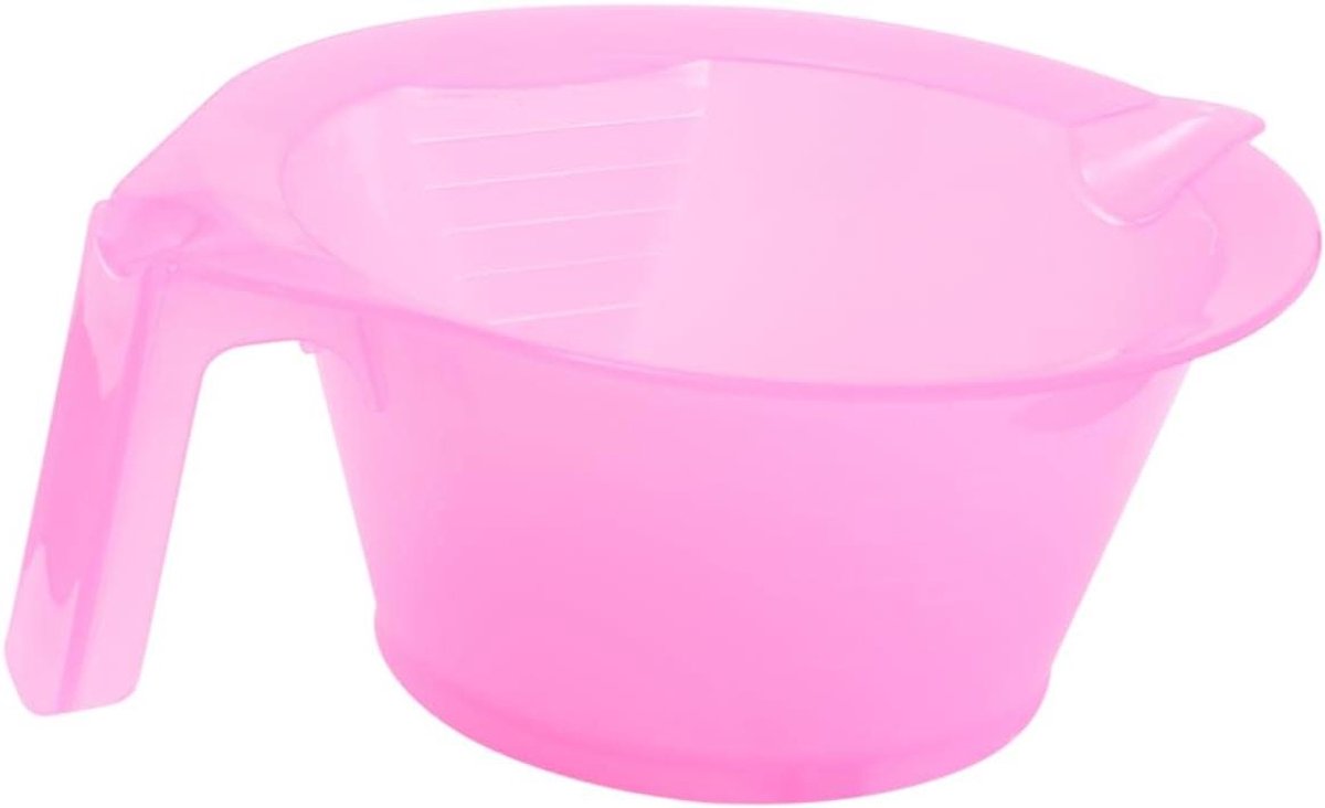 Haarverf Mengkom - Kleurkom Verfkom - Haarverven - Rommelvrije Ervaring - 15.50X13.50X7.00CM - Roze