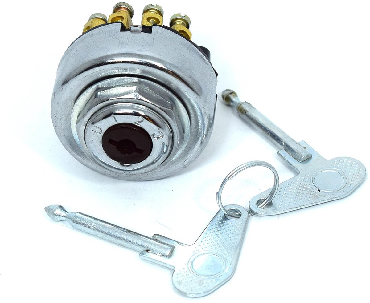 Contactslot met 2 sleutels 8-polig universeel voor autotractoraanhanger graafmachine