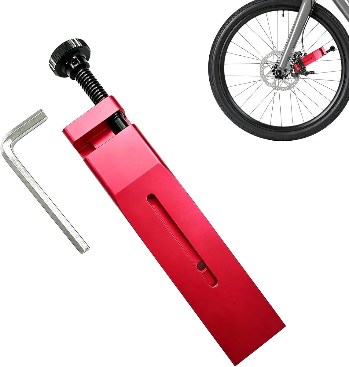 Zuigerpersgereedschap, Fietsremzuigerterugstelgereedschap, Remklauwzuiger-persgereedschap van aluminiumlegering, Breedte 2,8 cm, Universeel zuigerpersgereedschap remklauw, Remklauw accessoires