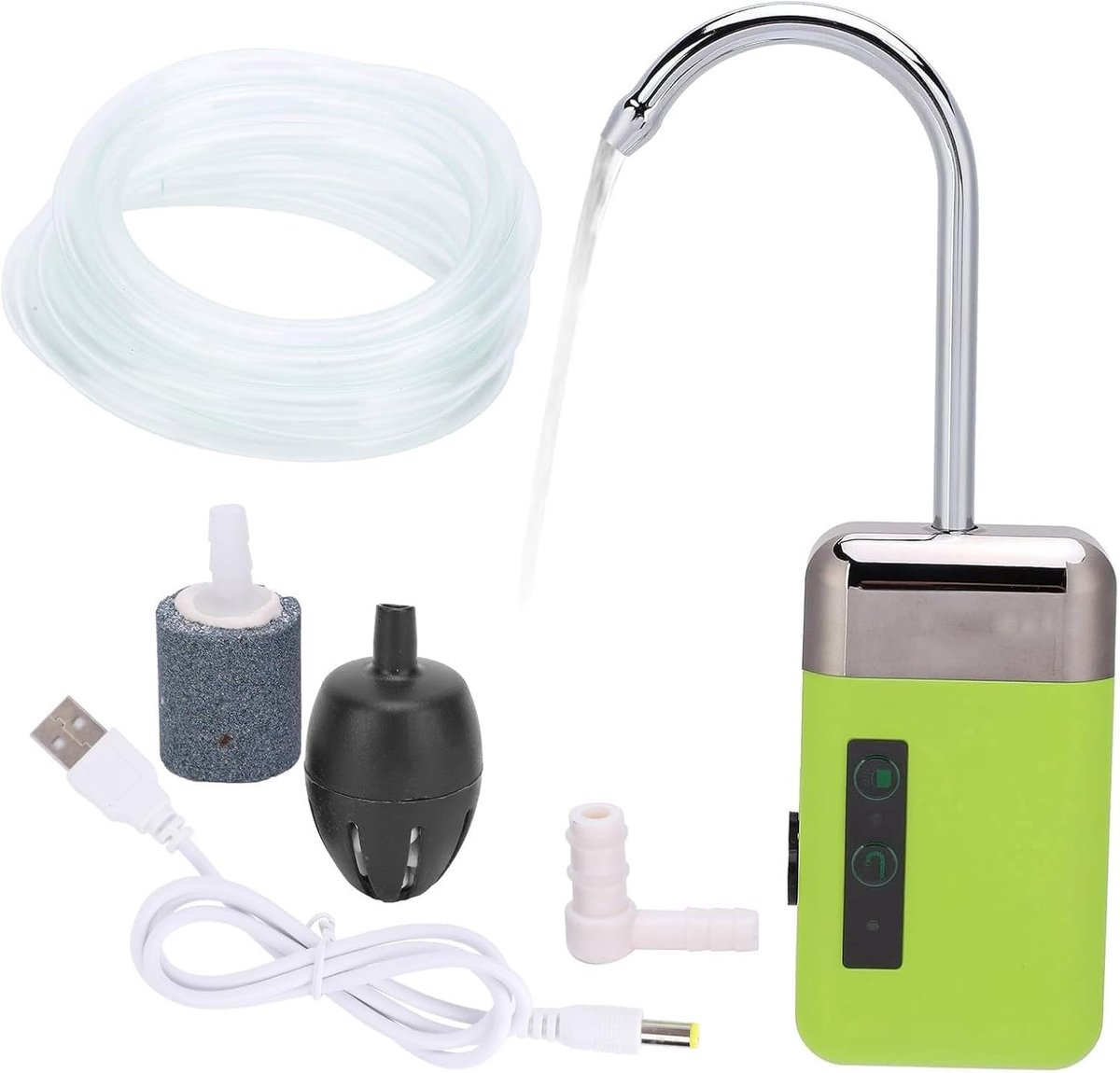 3 Modi Zuurstofpomp Drievoudige Filtratie Zuurstofpomp Sensing Pompen Water LED-licht Vissen Handen Wassen Accessoires Voor Vissen