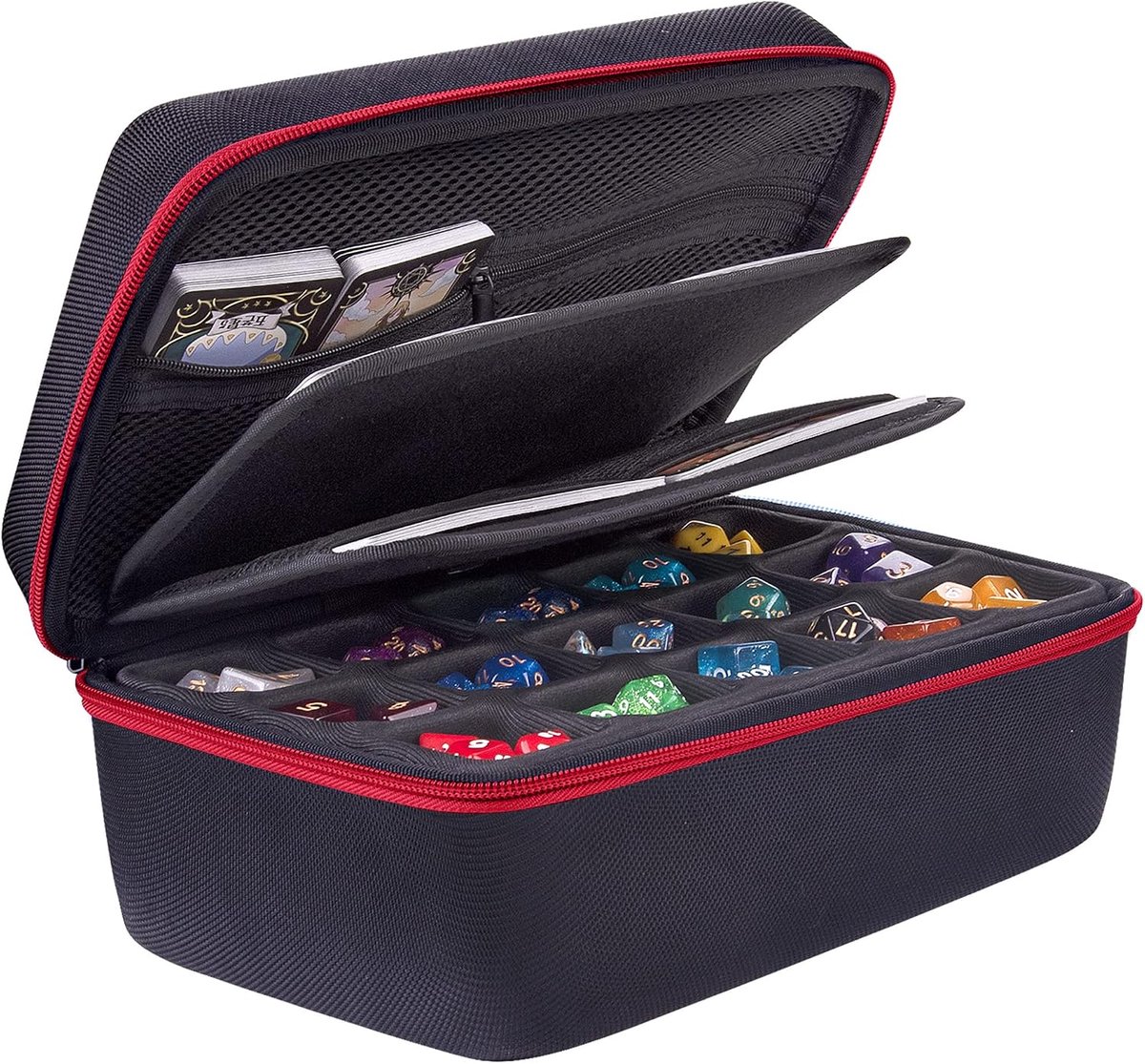 Dobbelstenen etui compatibel met DND-dobbelspel, bordspel, dobbelstenen box en dobbelstenen, DND-organizer