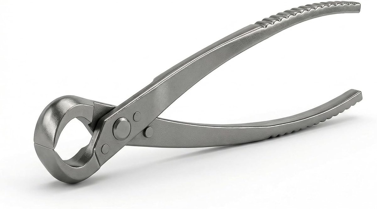SnelShoppen - Nivofu Bonsaischaar Roestvrij Staal 210 mm Professioneel Scherp Voor Tuinwerk - Multifunctionele Concave Snijtang Voor Bonsai, Tuin, Ter