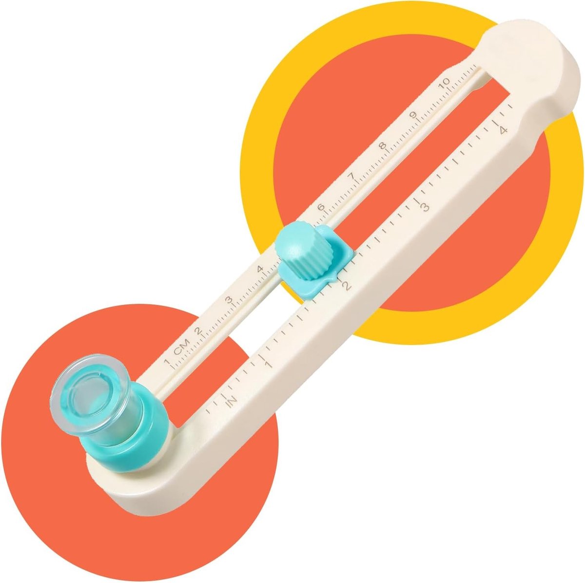 Verstelbare Cirkel Snijder voor Papier - Roterende Cirkelsnijder voor DIY Handwerk (Diameter 2-20 cm)