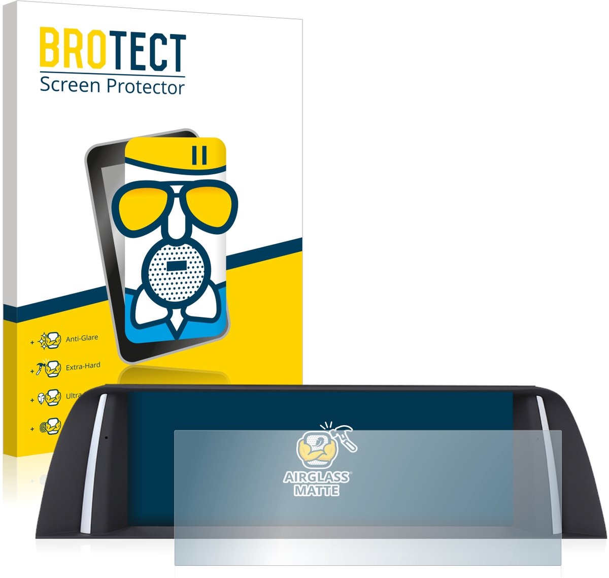 BROTECT - Screenprotector voor BMW 5 F11 2012 Infotainment System - Folie Beschermfolie Beschermglas matte