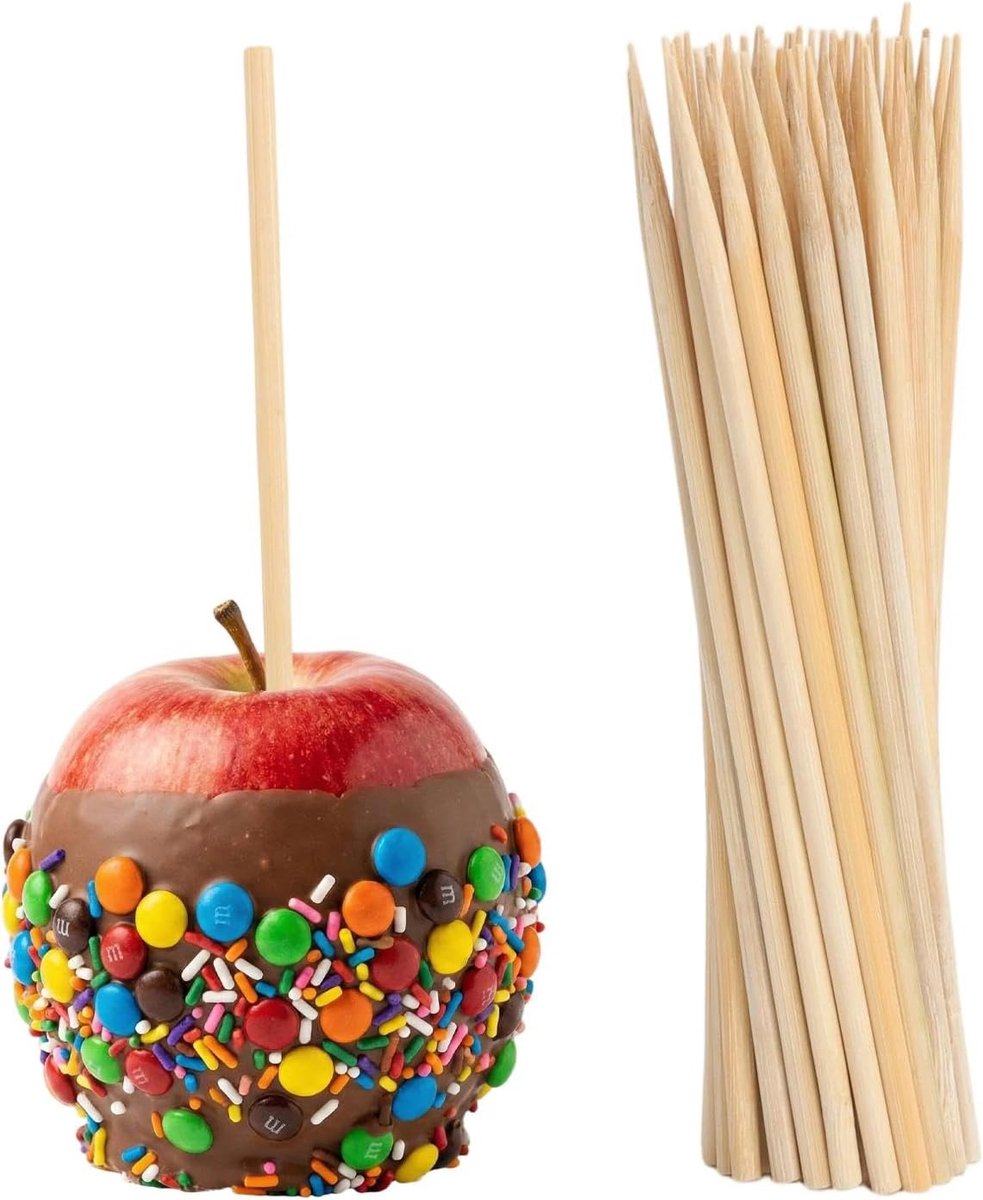 Schaschlikspiezen 15 cm - Extra sterke houtspiesen - Natuurlijk en glad - Ideaal voor BBQ en feestjes - SnelShoppen