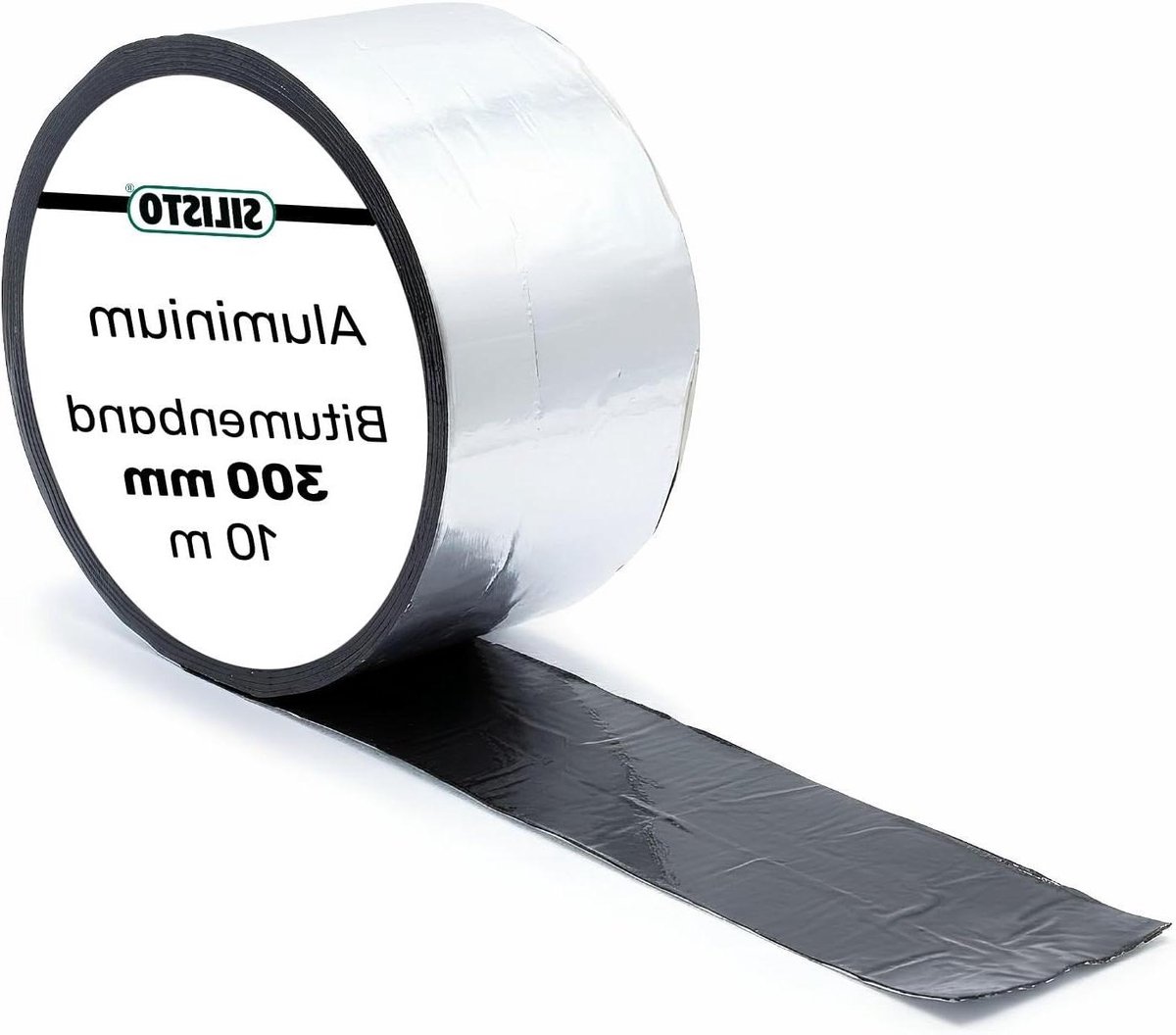 Bitumenband Zelfklevend - Reparatietape Afdichting - Dak Repareren - Weerbestendig Sterk - 300 mm x 10 m - Aluminium