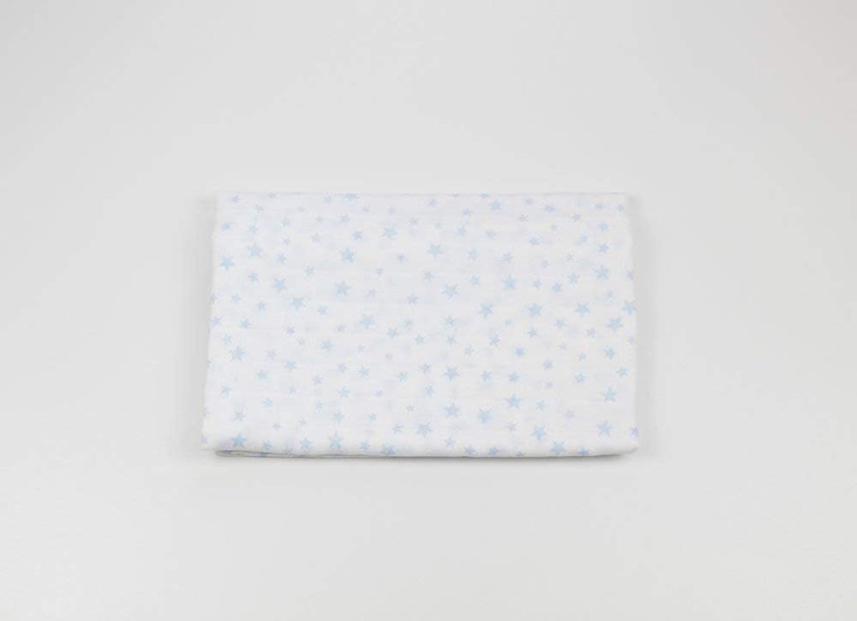 Mousseline 120 x 120 cm - 100% katoen - ademend en zacht - perfect voor baby's tot 36 maanden - SnelShoppen
