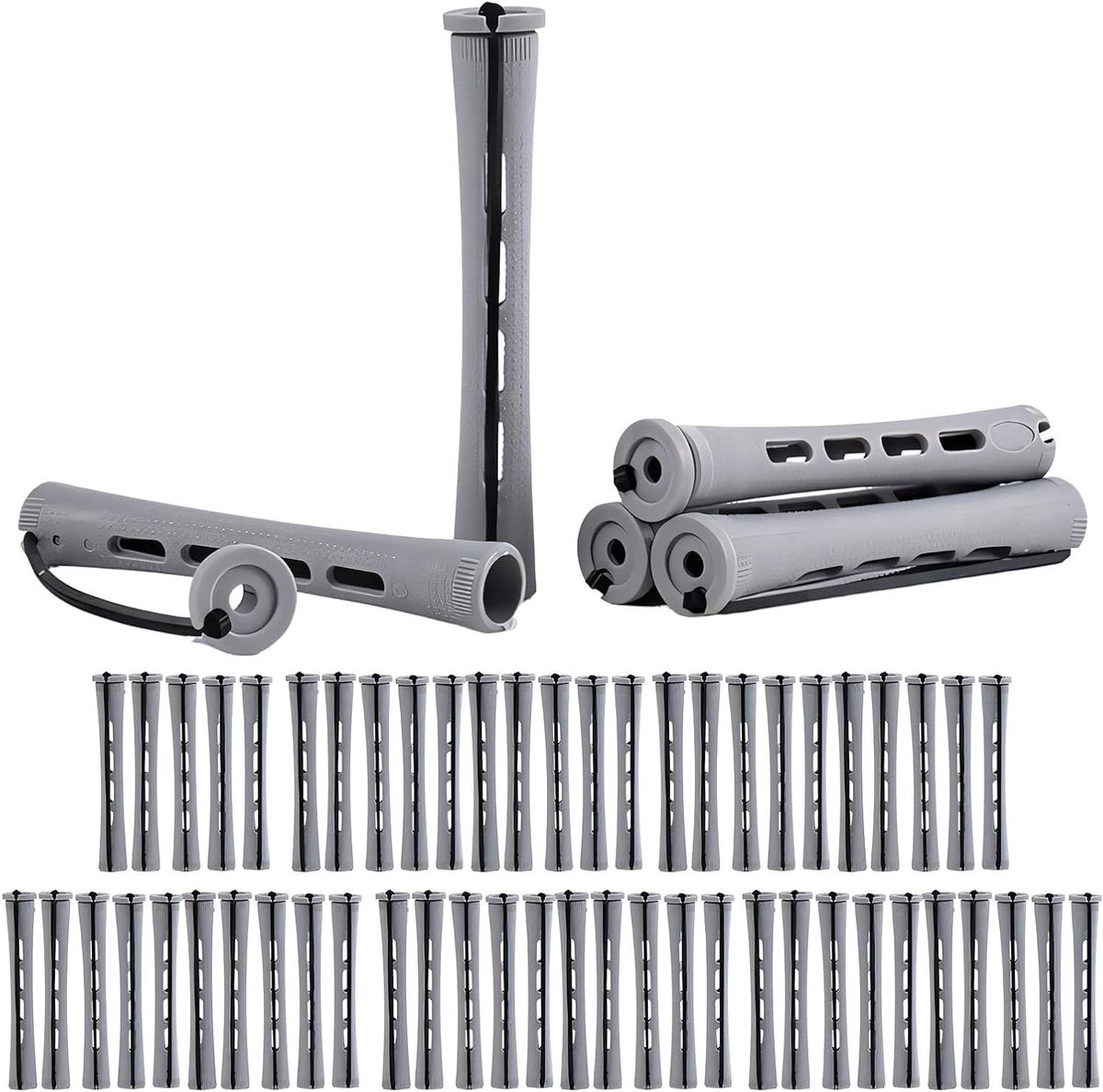 Krultang Rollers - Krulset Haarstyling - Haar Krullen Maken - Minimaliseert Haarschade - 60 Stuks - Niet gespecificeerd