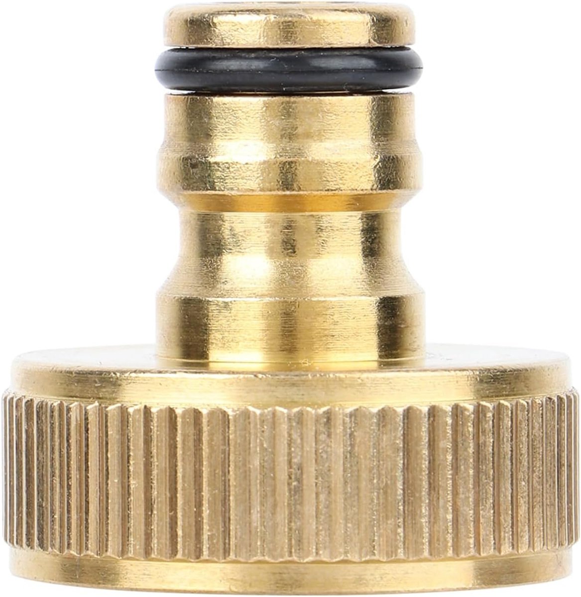 SnelShoppen - Snelkoppeling Wateradapter met 1 Inch Adapter voor Tuinslang, Anti-Spat Technologie voor Betrouwbare Verbindingen en Waterdoorstroming