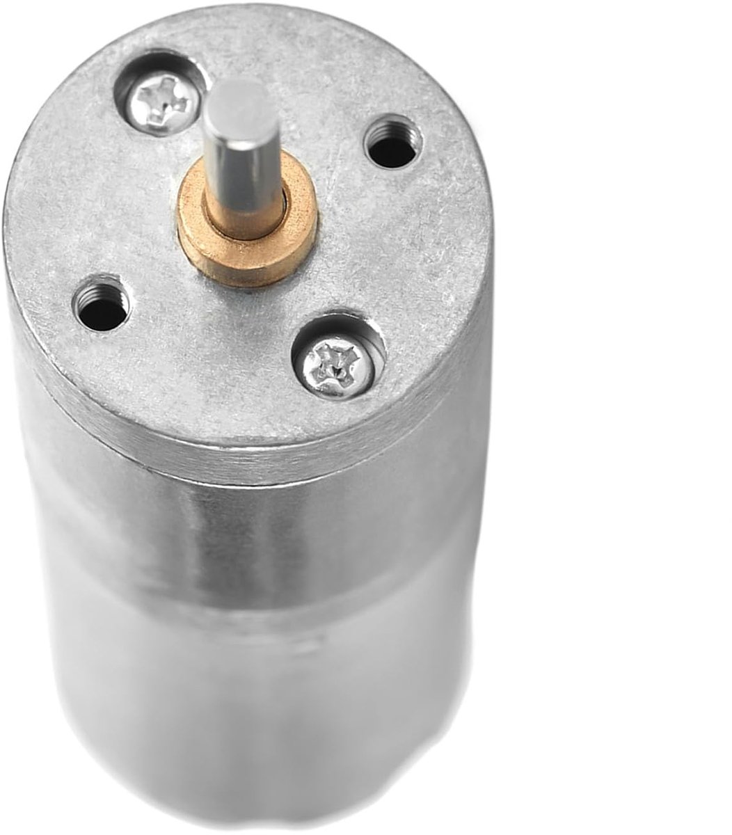 DC motor 25GA-370 25mm - 12V 200RPM - lage snelheid - ideaal voor elektronische sloten - ShopVlot
