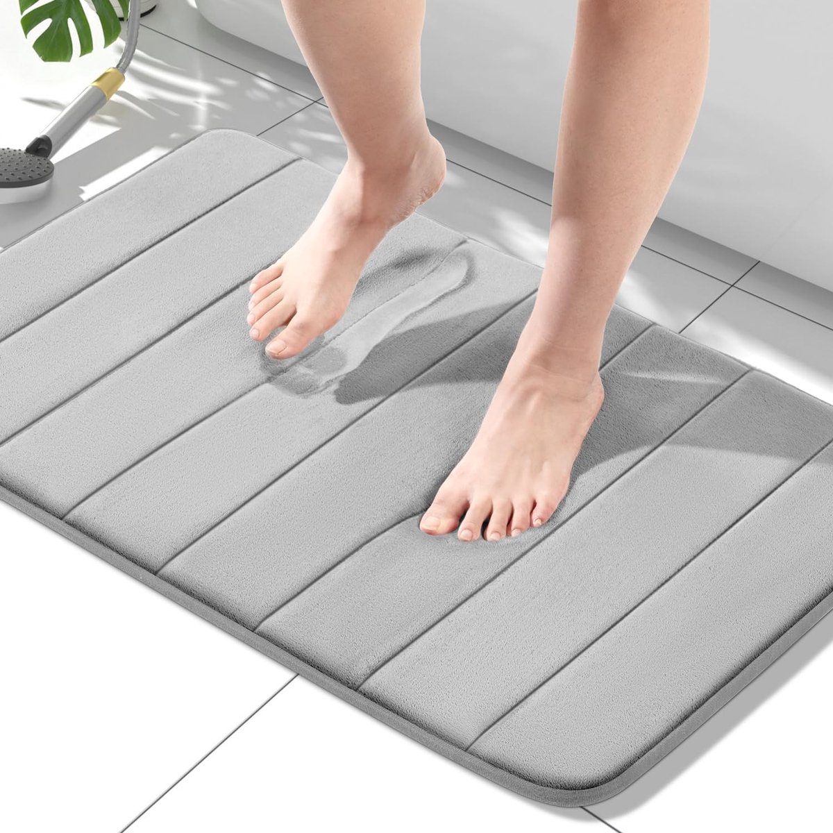 Omgoods - Memory Foam Badmat 50 x 80 cm Antislip en Absorberend