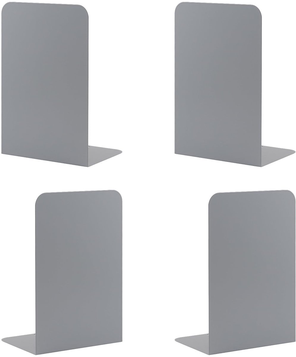 Omgoods - Set van 2 Decoratieve Metalen Boeksteunen met Antislip Pads