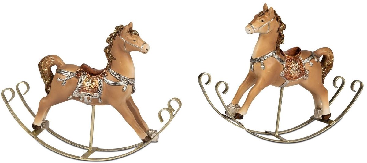 Omgoods - Set van 2 Schommeliers voor Kerstdecoratie
