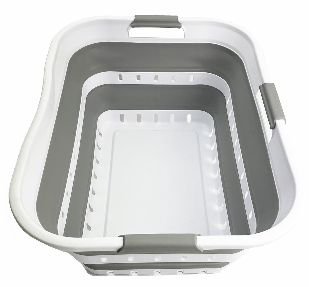 Omgoods - Vouwbare Plastic Wasmand 42L, Ruimtebesparend en Draagbaar