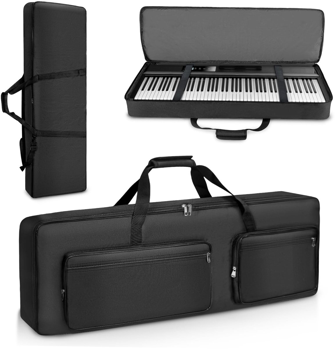 Omgoods - Robuuste Keyboard Tas van 600D Oxford met Schokabsorberende Voering