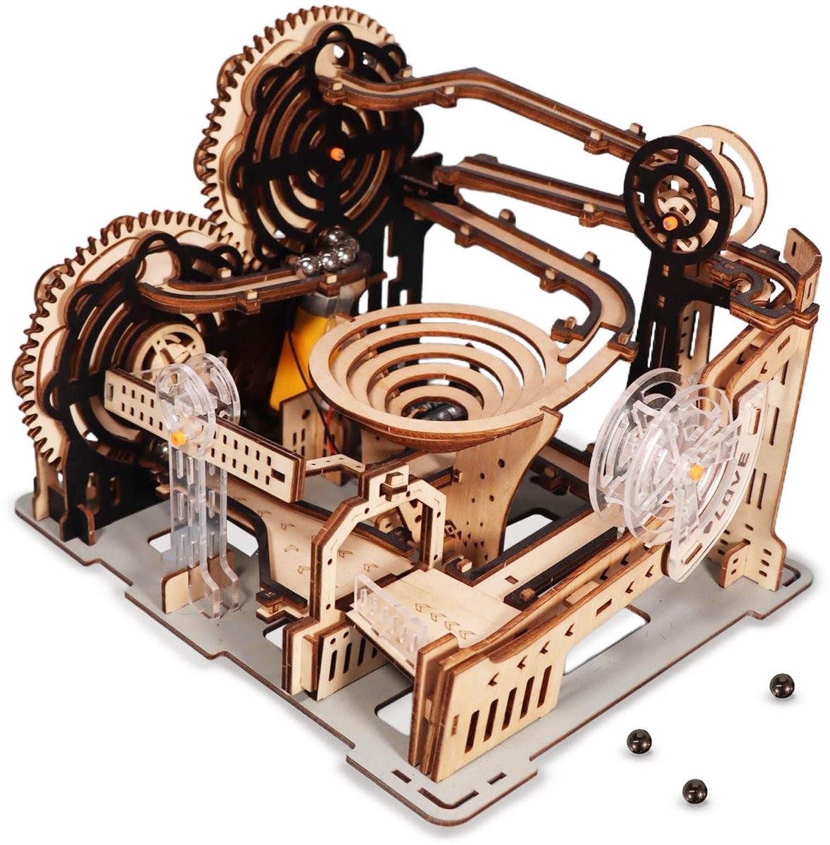 Omgoods - Houten 3D Puzzel met Motorische Elevator voor Volwassenen