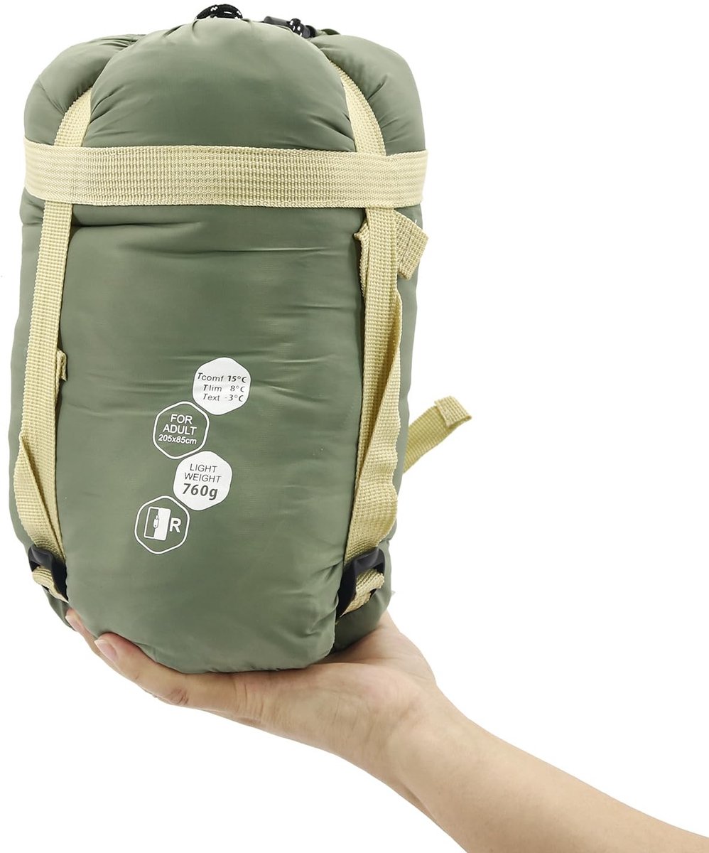 Omgoods - Ultralichte Backpack Slaapzak - 20°C, Waterdicht en Machinewasbaar