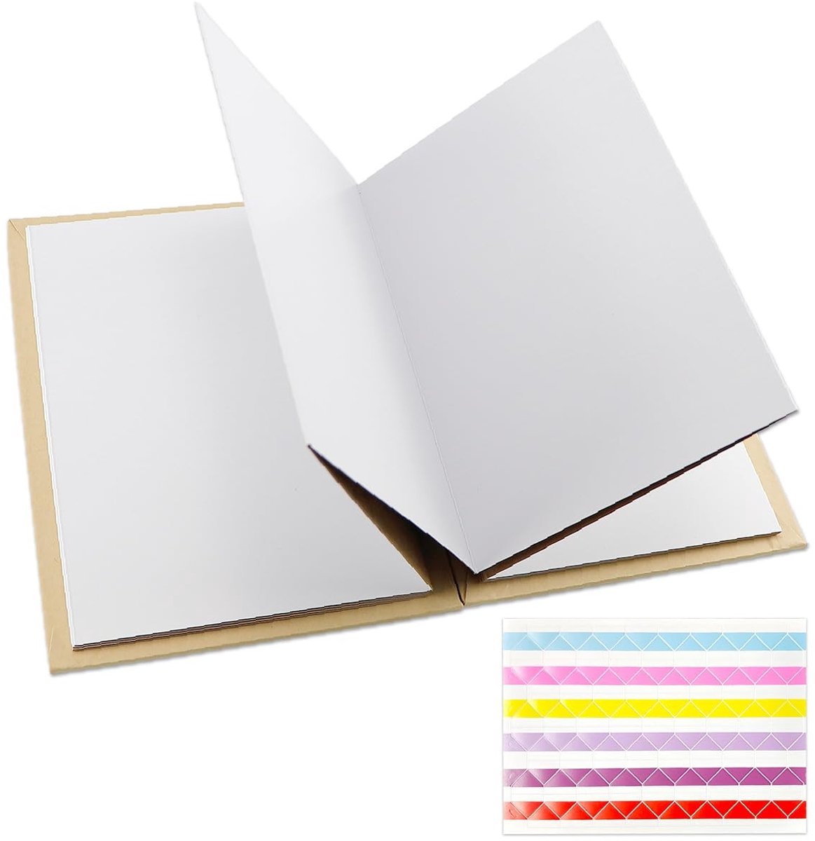 Omgoods - DIY Fotoboek met Accordeonstructuur, Kraftpapier