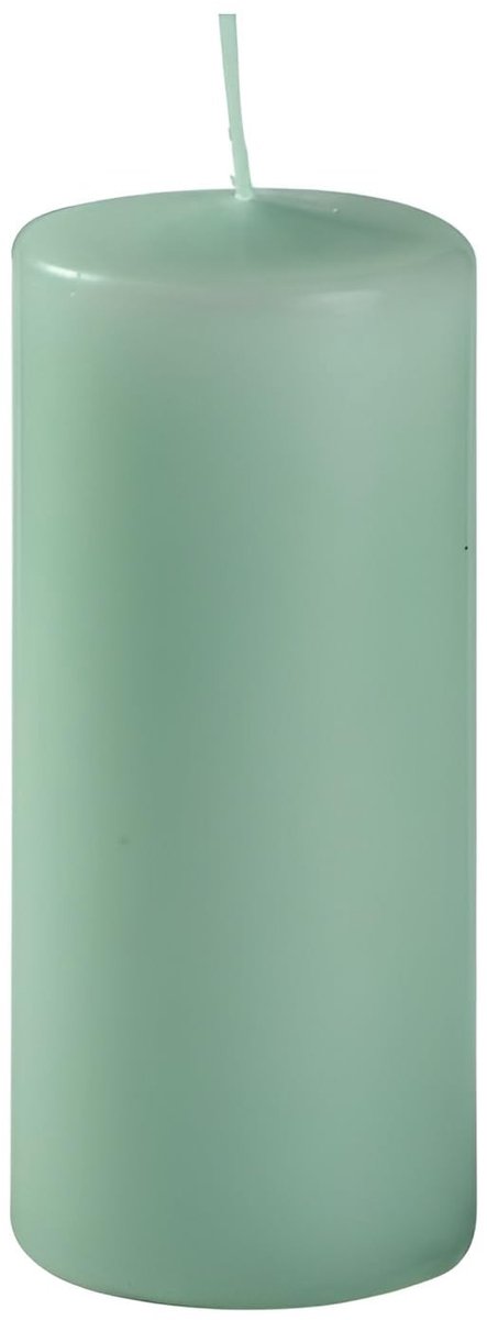 Omgoods - Set van 9 Pillarcandles in Grijs-Groen