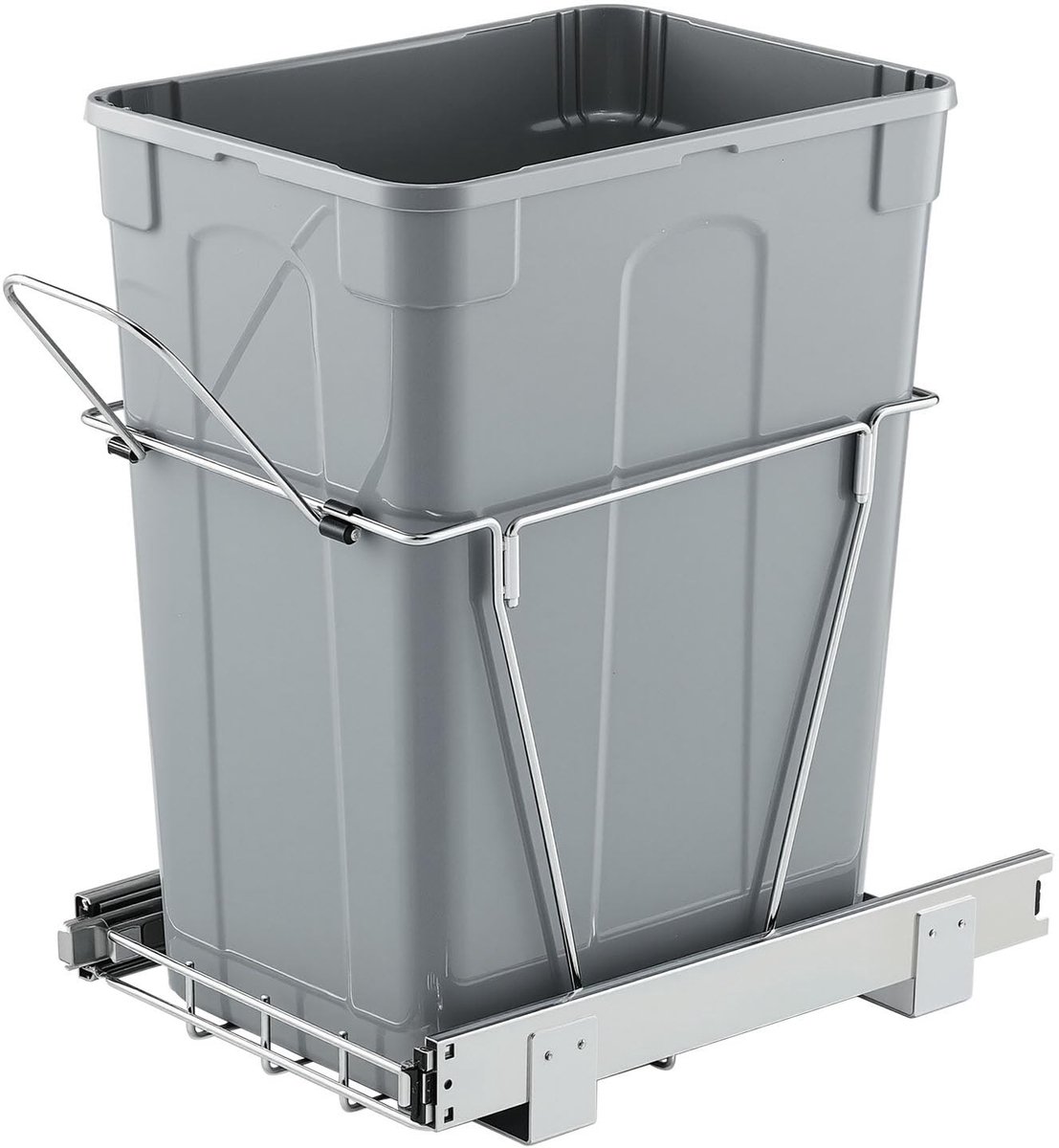 Omgoods - Uittrekbare Keukenafvalbak 35QT met Stevig Metalen Systeem voor Onder de Gootsteen
